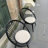 Pair of Circle armchairs, Yngve Ekstorm