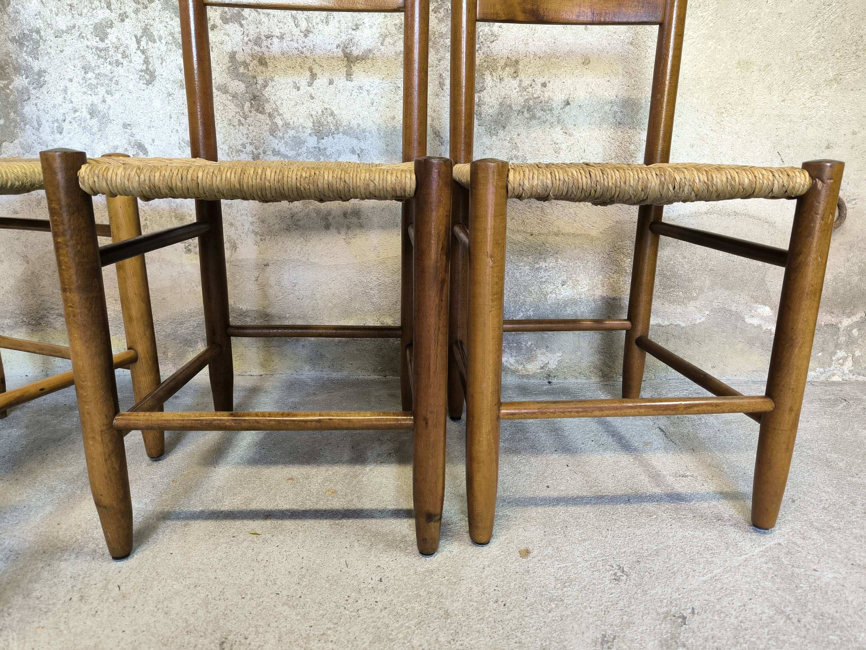 Set of four vintage chairs