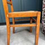 Set of 4 vintage rush chairs