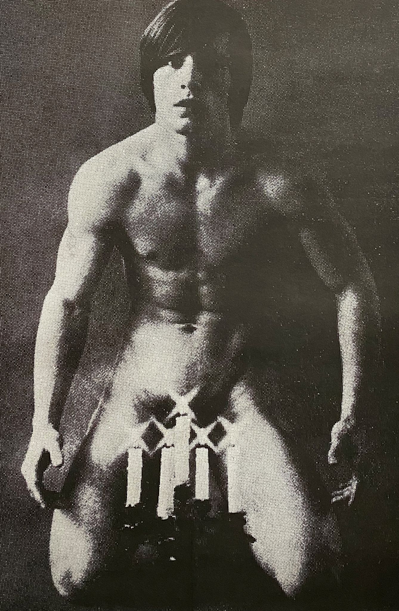Movie poster "Flesh" Andy Warhol, Joe Dallesandro 74x117cm 1970