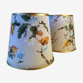 Pair of vintage lampshades