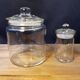 Duo glass candy boxes
