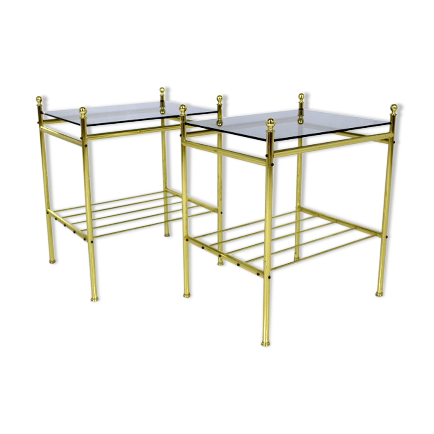 Vintage bedside table set Sweden 1970