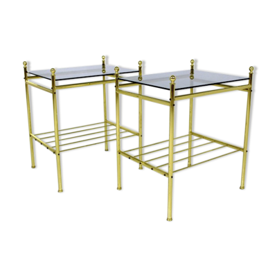 Jeu de tables de chevet vintage Suède 1970