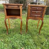 Pair of Bedside Tables Louis XV Style