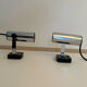 Paire d’appliques vintage orientable, chrome, italie 1970