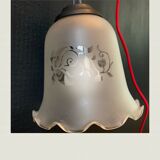 Vintage globe balladeuse red cord