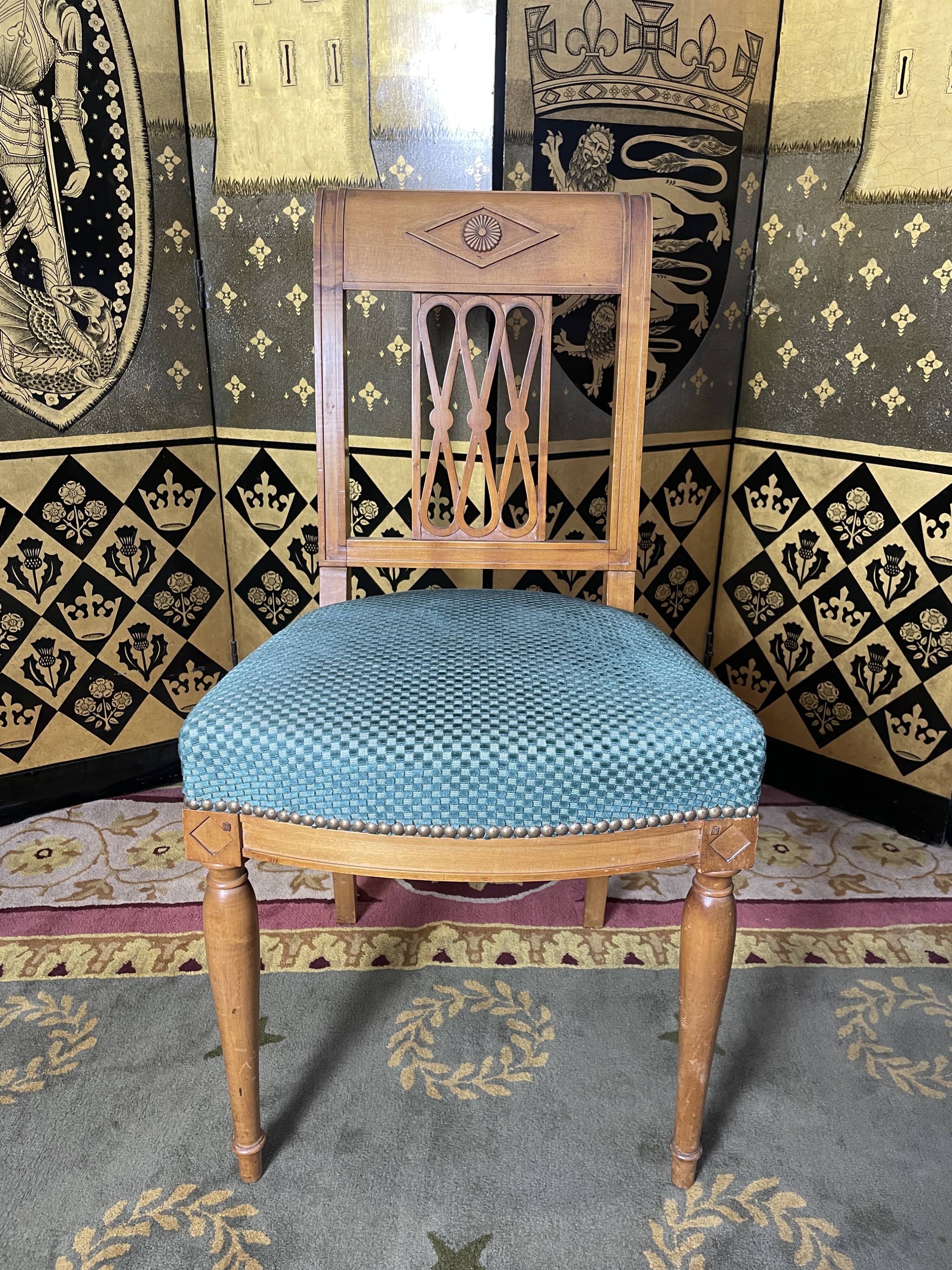 Suite of 6 Louis XVI style chairs