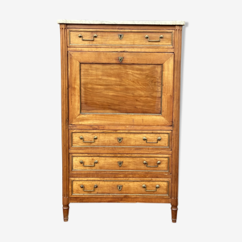 Louis XVI period secretary in 18th century cherry