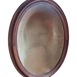 Large wooden mirror