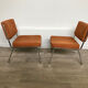 Paire de chauffeuses vintage 1970s
