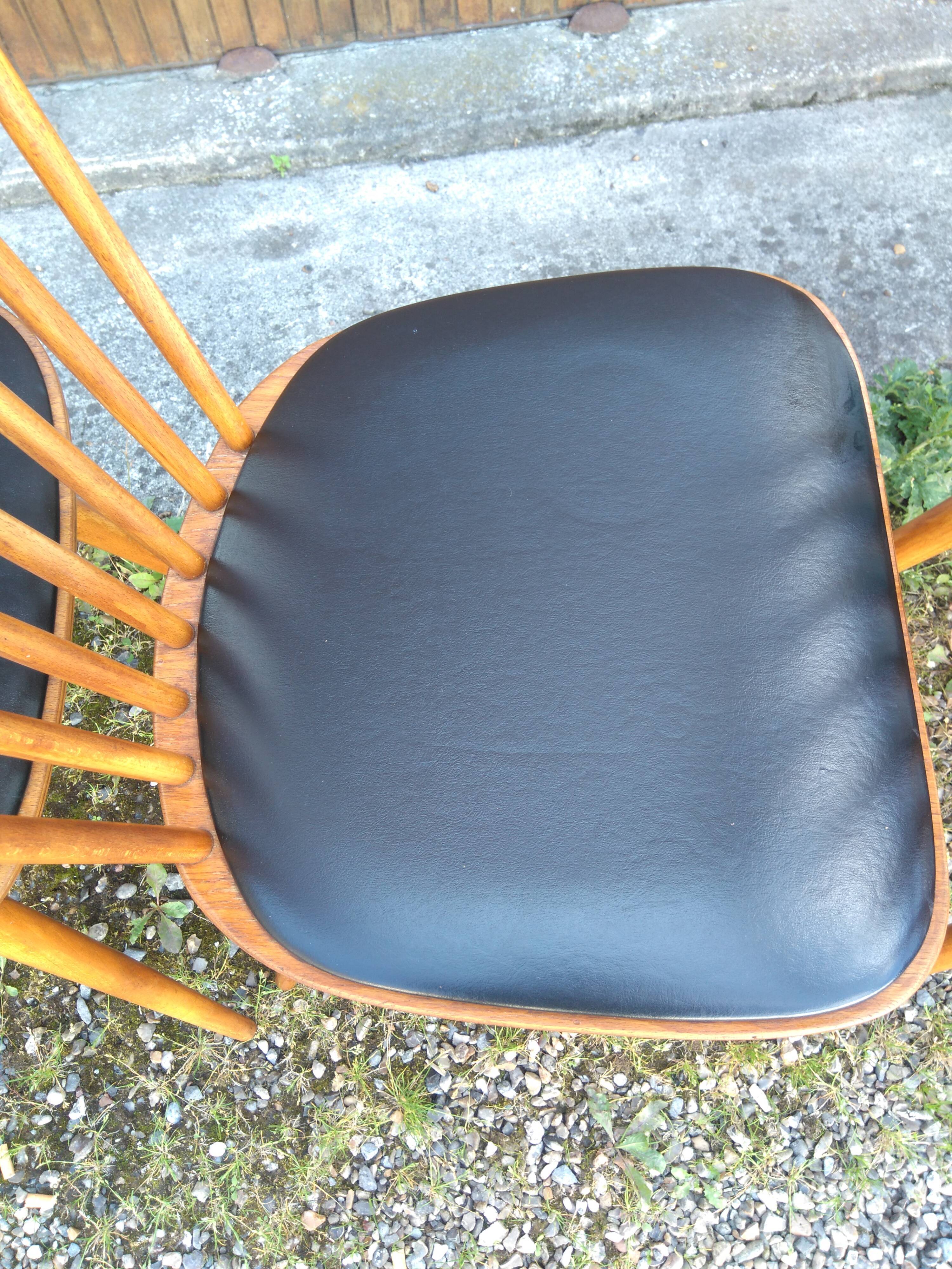 Series of 6 chairs bistrot menuet