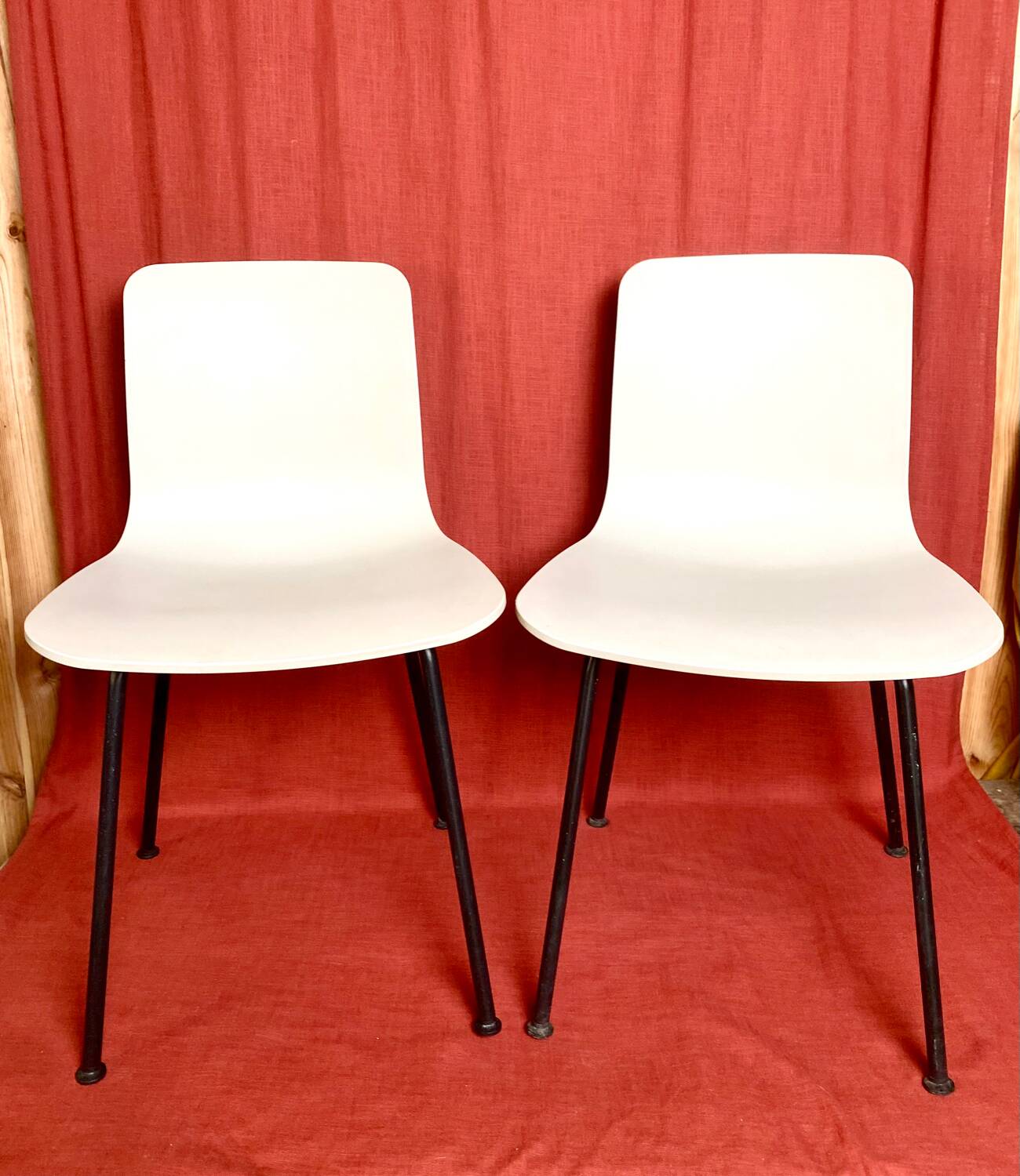 Pair of HAL TUBE chairs by Jasper Morrison