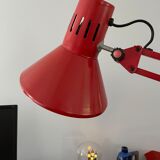 Vintage brick red architect lamp