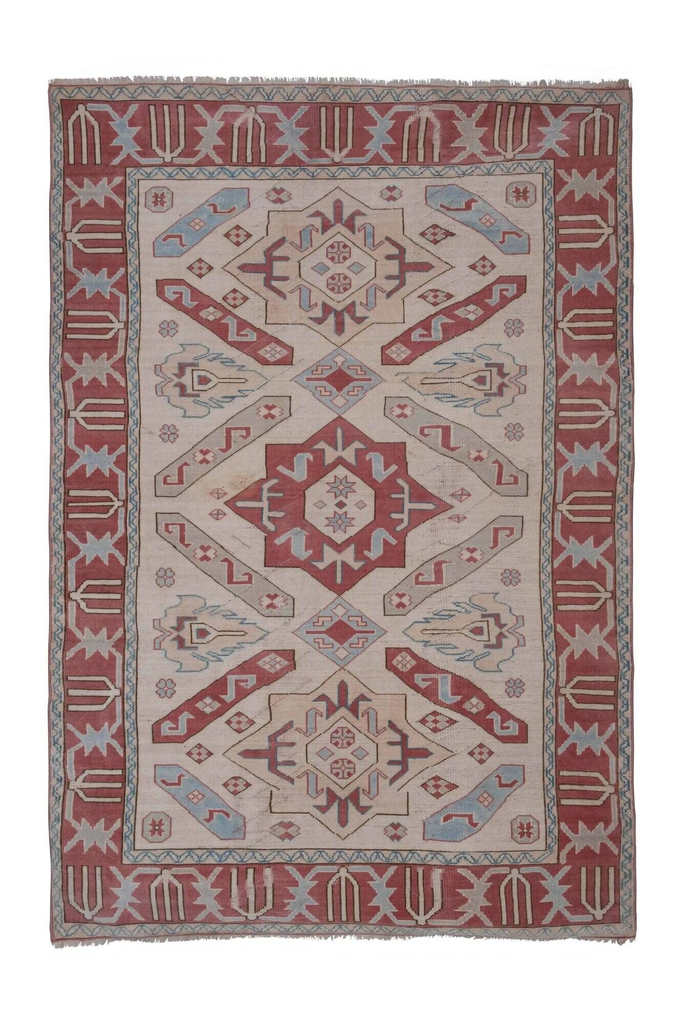 Vintage Turkish Oushak rug 175x257 cm