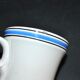 Sarreguemines coffee cups brulot in opaque china bistro.