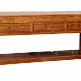 Wooden console with drawers