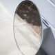 Vintage wall pharmacy, oval mirror cabinet, bathroom, 1 mirror door, shelves