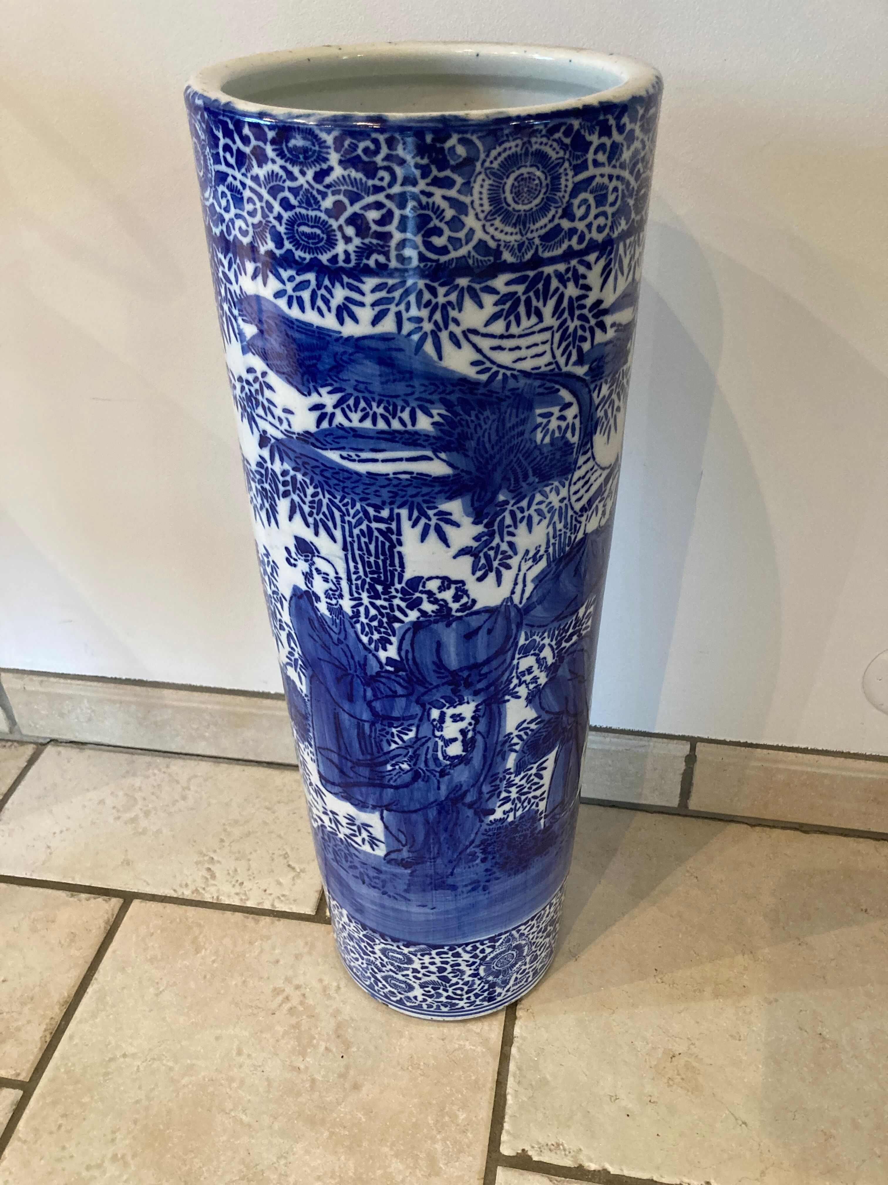 Chinese ceramic umbrella holder