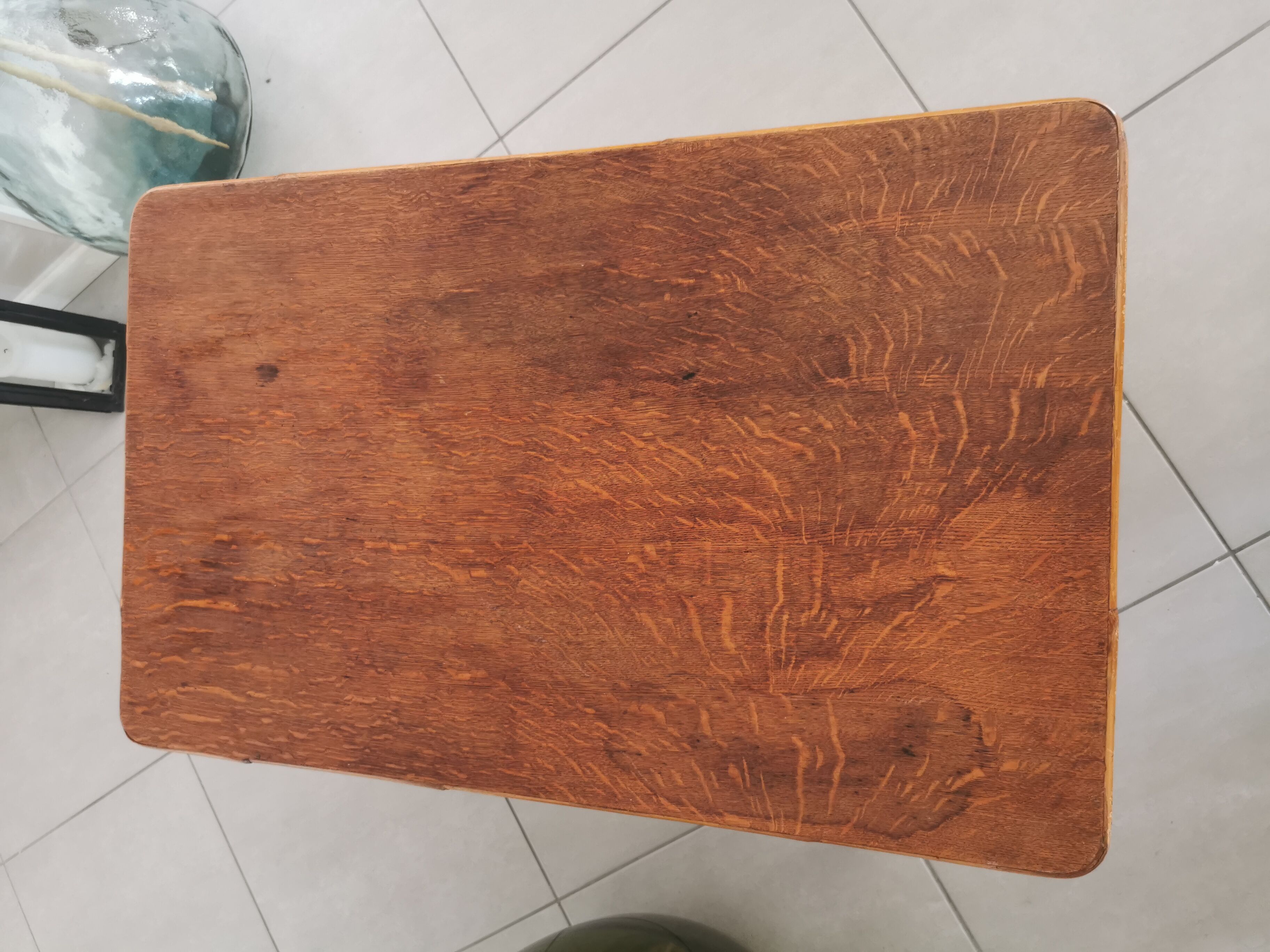 Vintage rattan coffee table