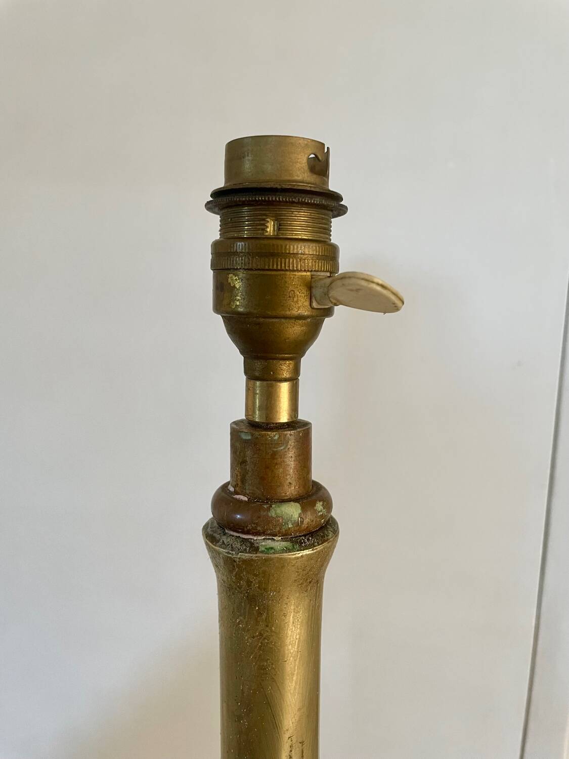 Bamboo floor lamp attributed to Maison Bagues