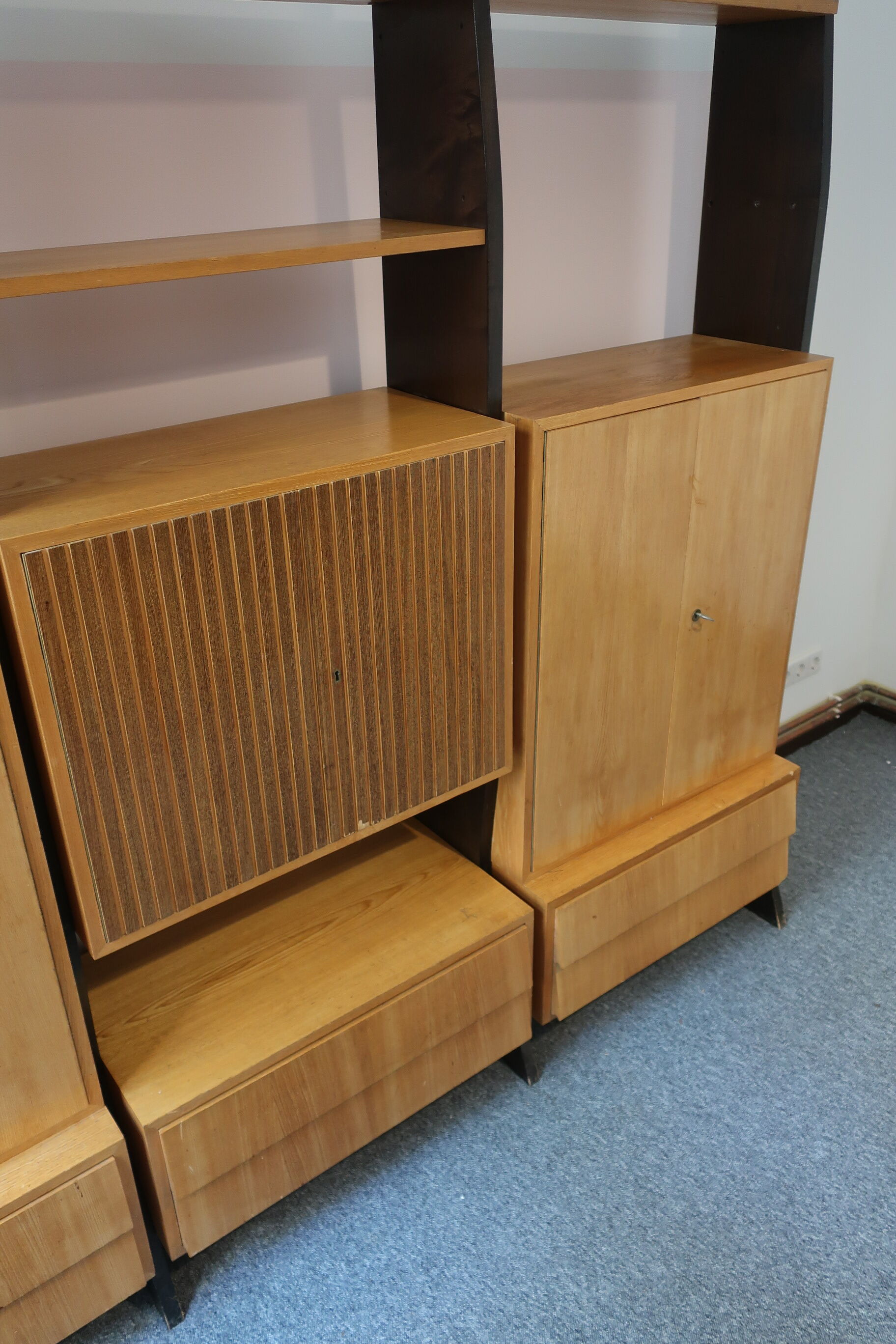 1950s foot library by designer Erich Stratmann, modular