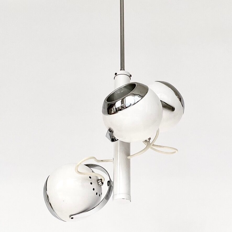 Suspension 3 globes Space age