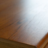 Teak Desk with movable table top by Løvig, 1960s