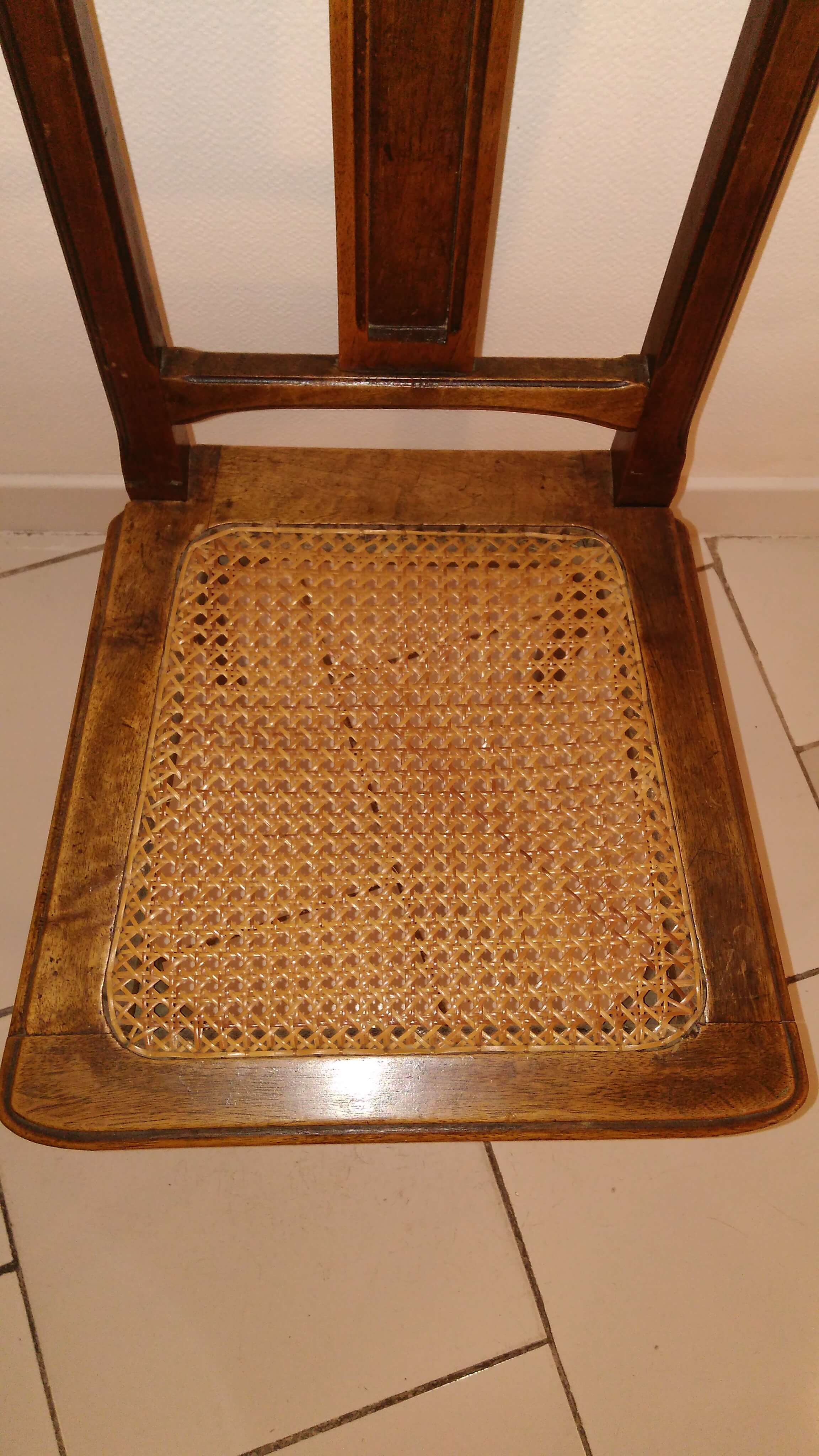 Caning Deco wood chairs