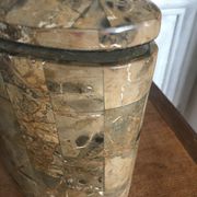 Lampe en pierre vintage