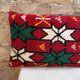 Vintage Berber cushion cover, Moroccan wool cushion.
