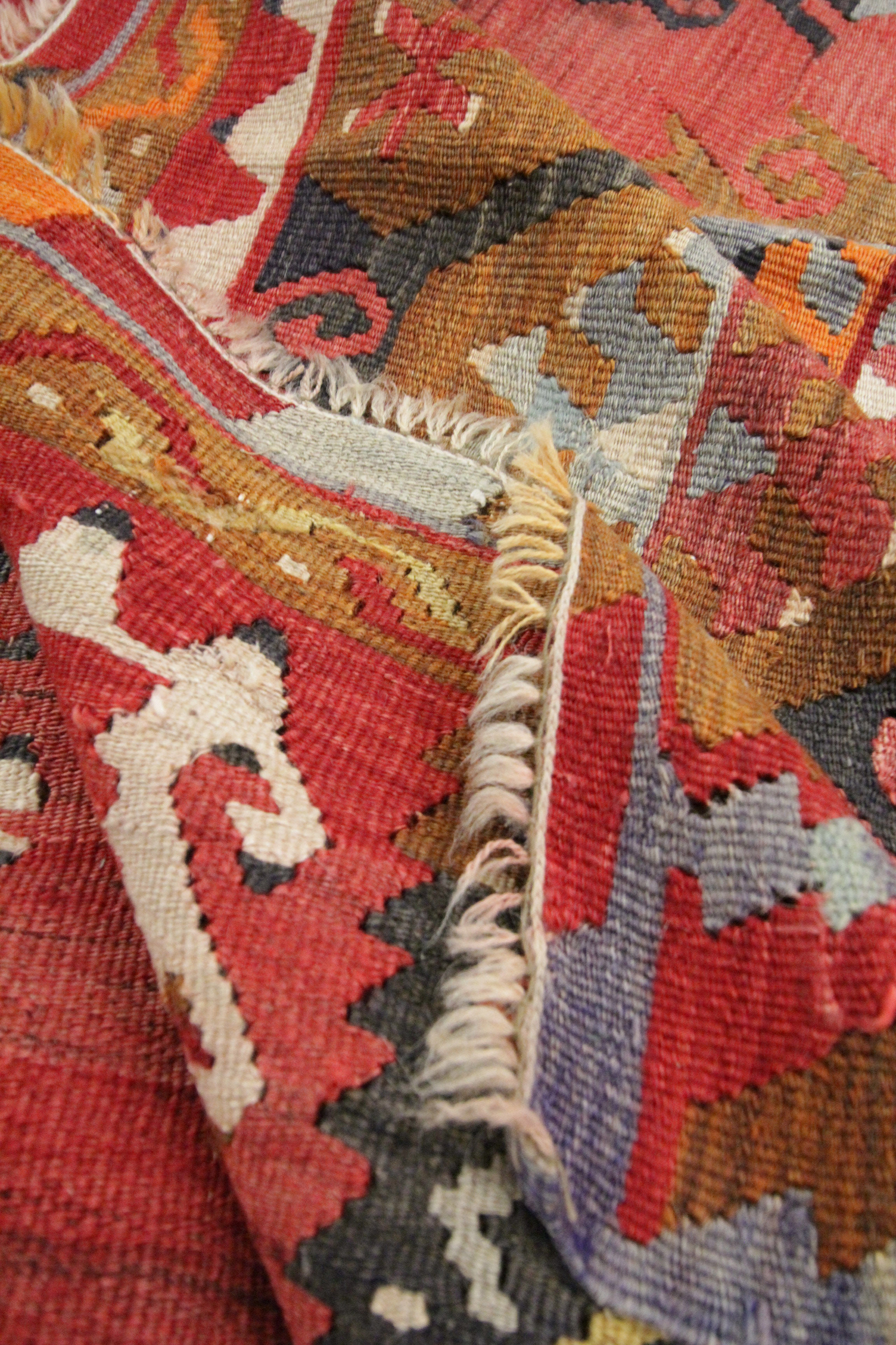 Handmade wool antique turkish sarkisla area rug carpet- 293x338cm