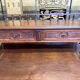 Walnut stepped desk