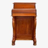 20th century Davenport desk with walnut piano top