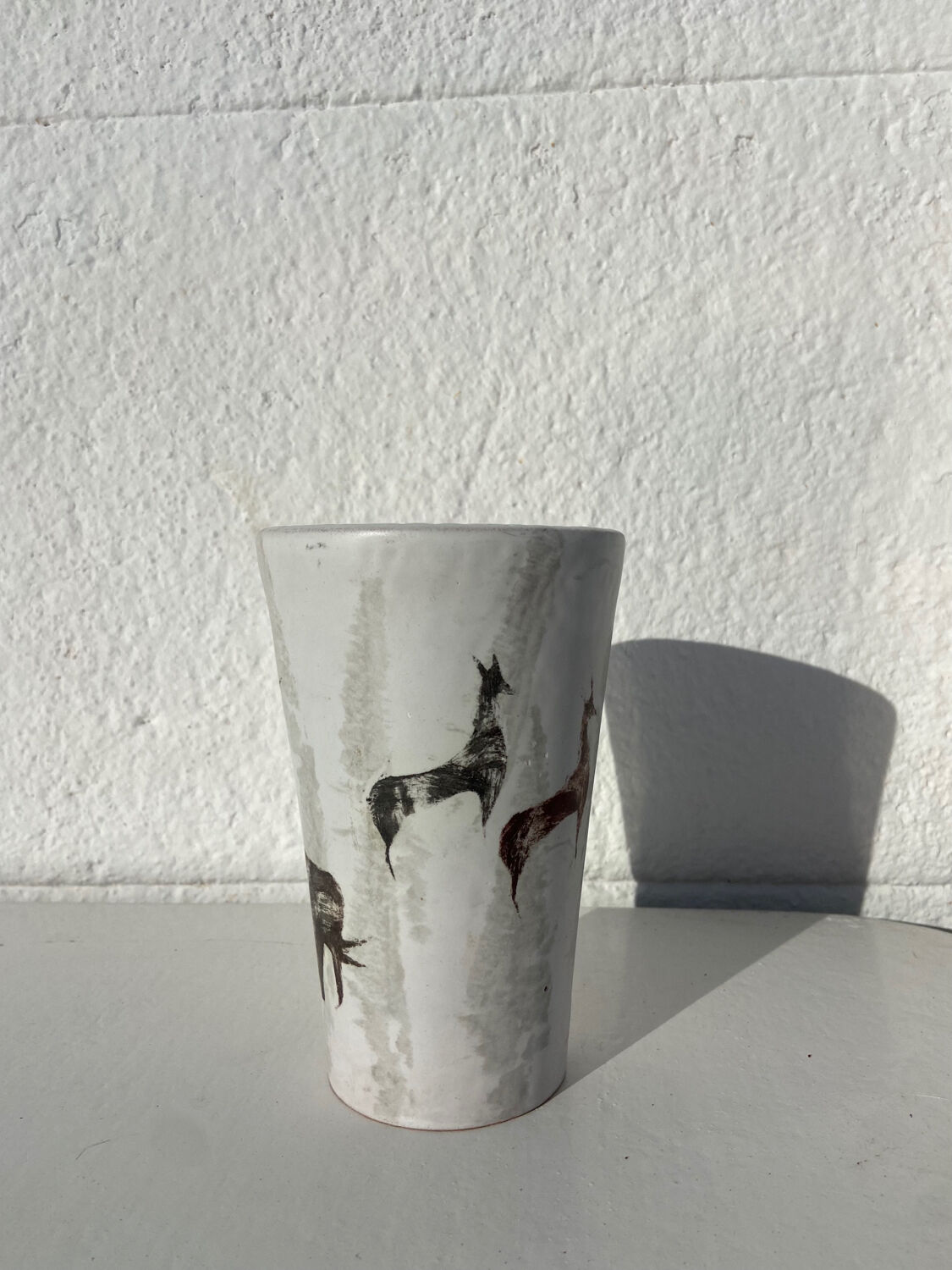 Vase en céramique, Austruy années 60