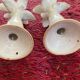 Pair of Jean Roger ceramic palm lamps