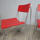 Set of 4 chairs V line Magis by Andries and Hiroko Van Onck