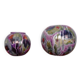 Ceramic vases 508-20 and 504-15 from Scheurich, 1970s, set of 2.