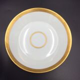 Cup and saucer empire porcelain woman's head on the golden net socket xixè b