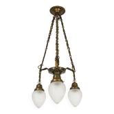 An Art Deco chandelier from the 1930s