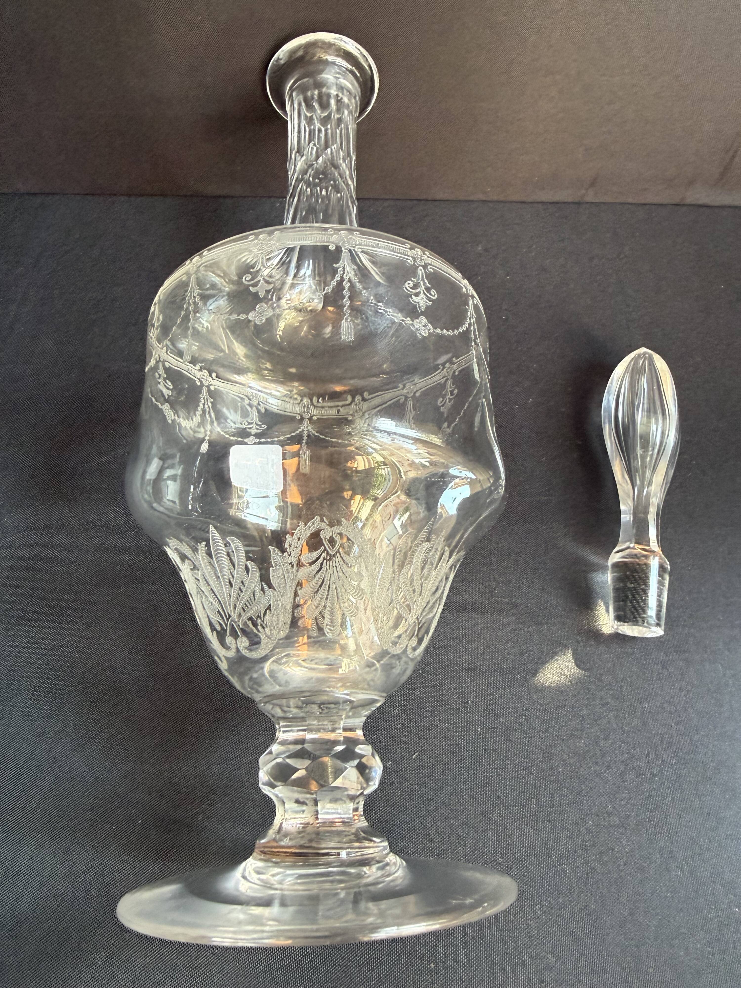 Carafe à vin Saint Louis service Anvers