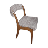 Sled chair by Self - NF14, solid wood and wool fabric, vintage 1960's