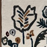 4x6 Ft - Tapis en laine touffeté à la main, décoration intérieure, salon, salle à manger, cadeau, tapis traditionnel indien