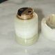 Table ornament in onyx and ashtray - Vintage