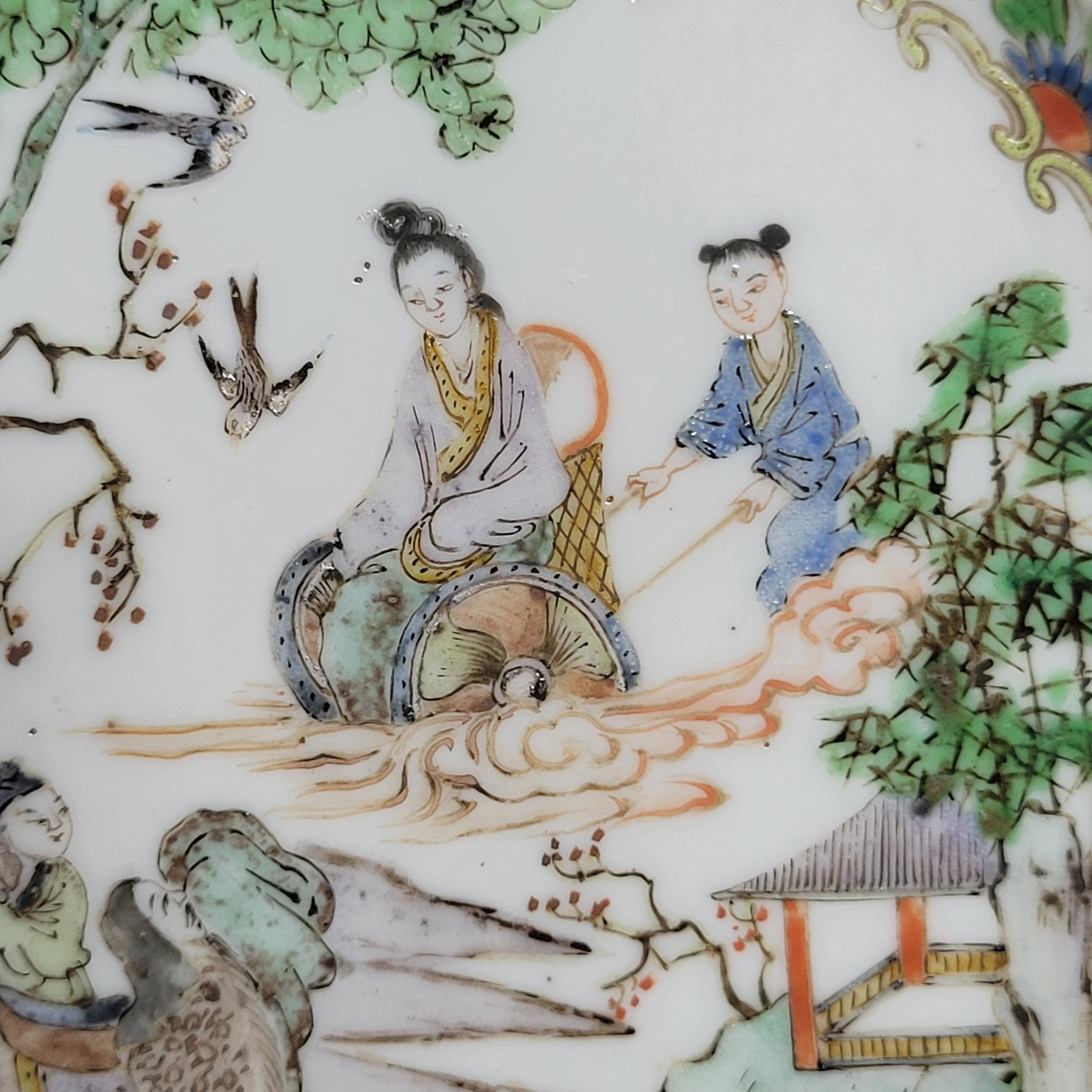 Chinese plate Canton porcelain