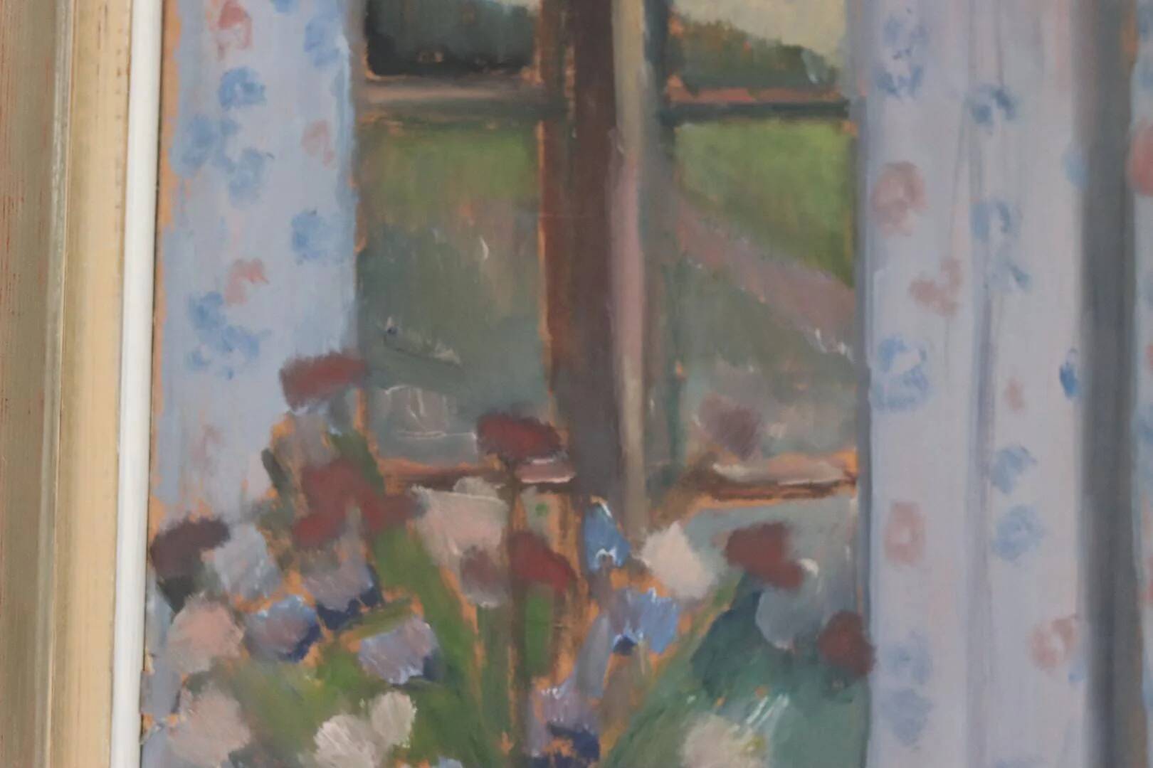 Original Swedish Oil on Panel – “Muted Scene” by Karl Erik Billeström