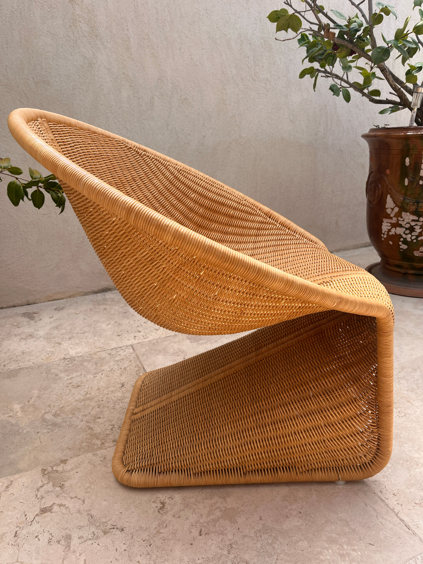 Rattan armchair model Kraton