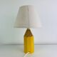Lampe crayon en bois jaune vintage, style Pierre Sala, pour enfants