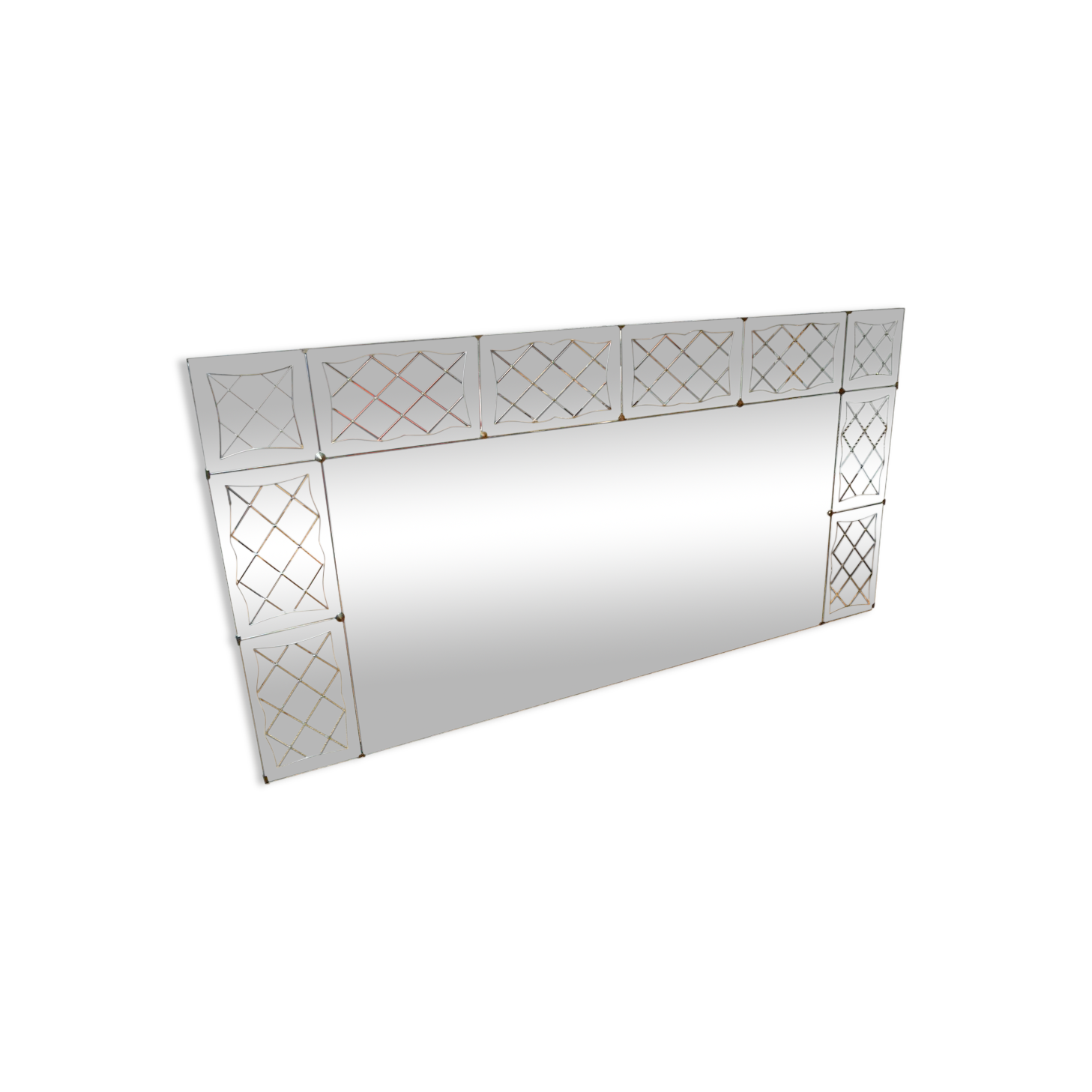 Miroir de bistrot brasserie L 180 H 90 cm