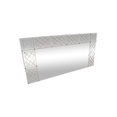 Miroir de bistrot brasserie L 180 H 90 cm